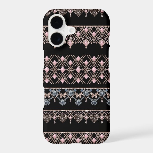 Gold lace Case-Mate iPhone case (Back)