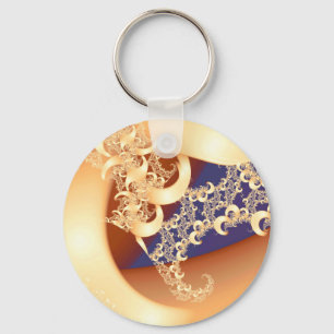Gold Lace Key Ring