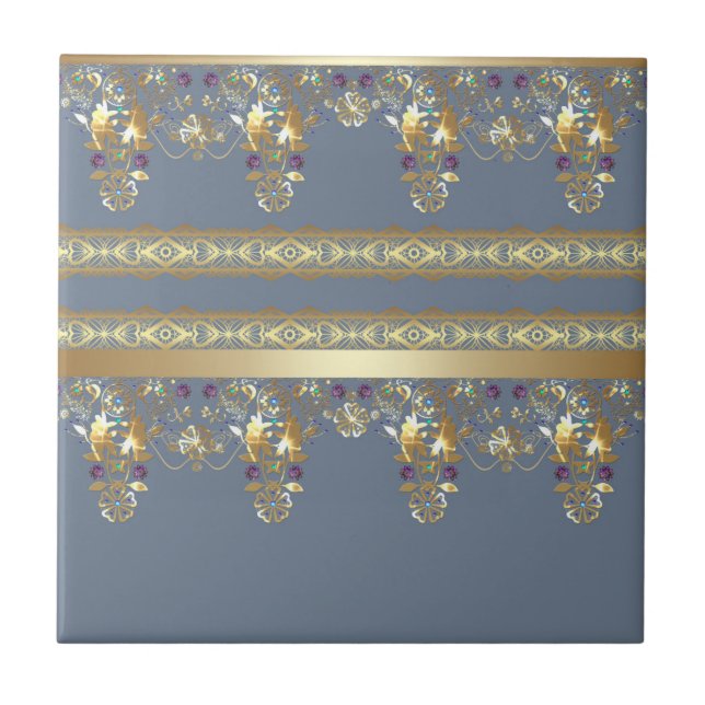Gold lace tile (Front)
