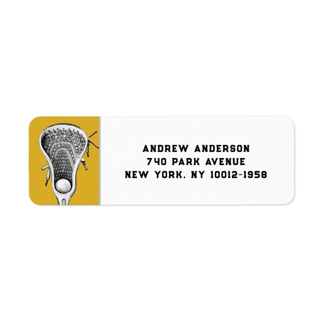 Gold Lacrosse Sports (Front)
