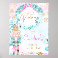 Gold Land of Sweets Nutcracker Birthday Welcome