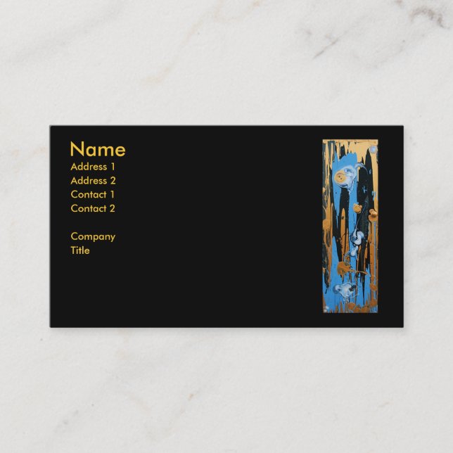 GOLD LAVA BUSINESS CARD (Front)