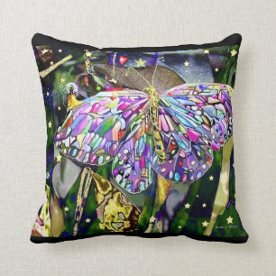 Gold Leaf Butterfly! Cushion