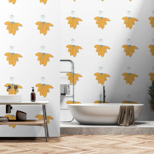 Gold Leaf Clusters Wallpaper