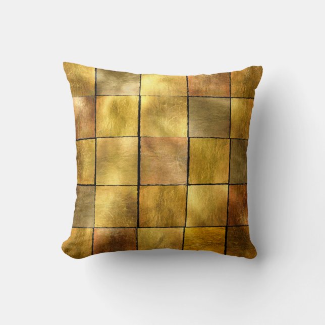 Gold Leaf Cushion (Front)