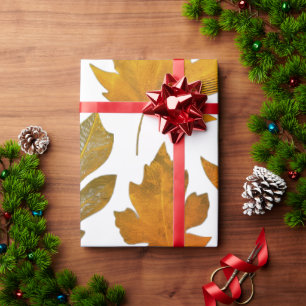 Gold Leaf Wrapping Paper