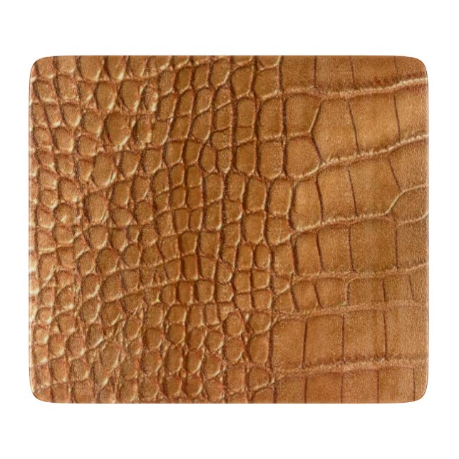 Gold leather texture luxury meeting planner cutting board (Front)