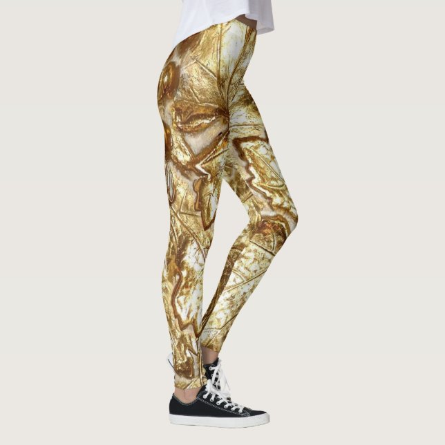 GOLD LEAVES LEGGINGS (Right)
