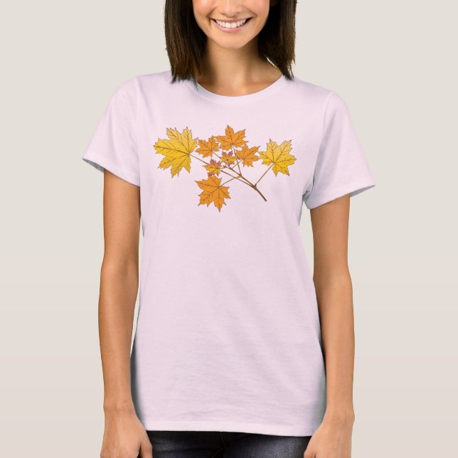 Gold Leaves T-Shirt (Front)