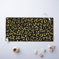 Gold Leopard, Gold Glitter, Leopard Pattern