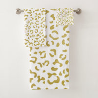 Gold Leopard, Gold Glitter, Leopard Print