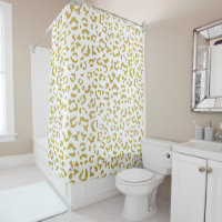 Gold Leopard, Gold Glitter, Leopard Print