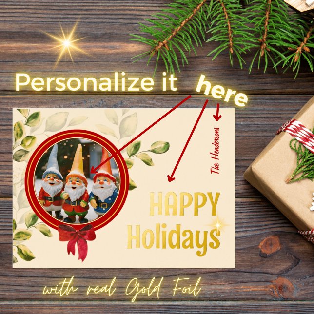 Gold Letter Christmas Greetings round Frame - (Creator Uploaded)