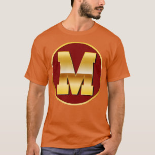 Gold letter M T-Shirt