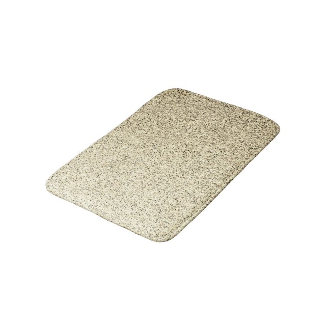 Gold light soft glitter sparkles bath mat (Angled)