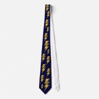 Gold Lightning Tie