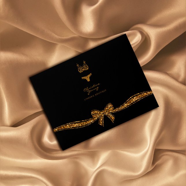 Gold Lingerie Boutique Envelope For Gift Card (Creator Uploaded)