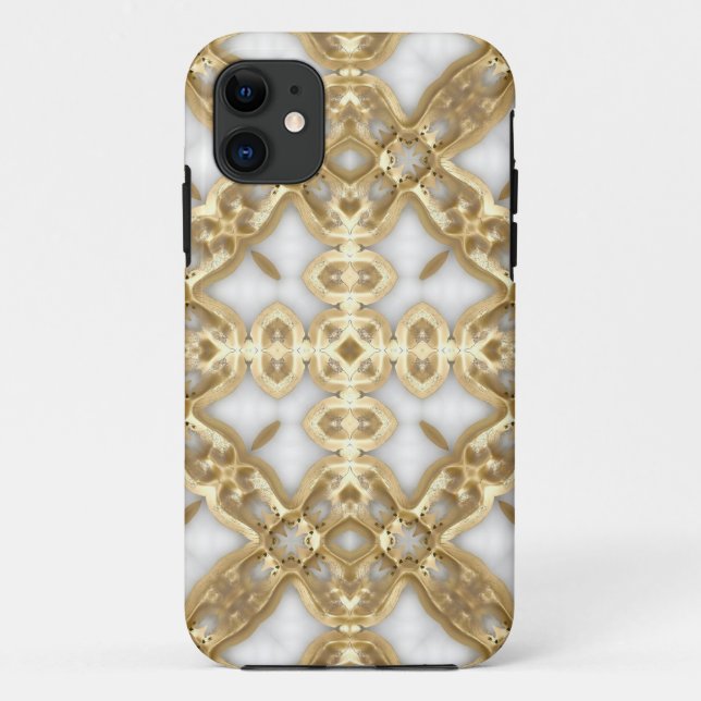 Gold Link Cross Case-Mate iPhone Case (Back)