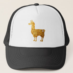 Gold Llama Cap