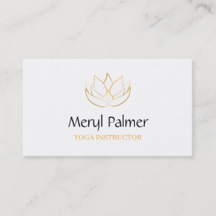 Gold Lotus Business Card