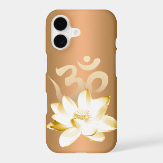 Gold Lotus & Om Symbol Yoga