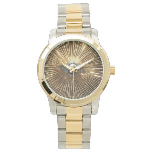 Gold Lowrider Spokes Wire Wheels Watch