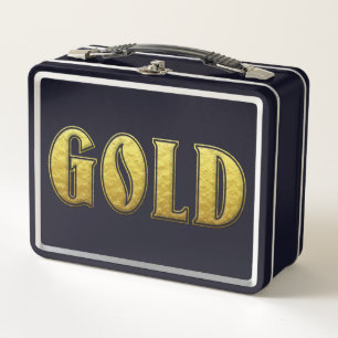 Gold Lunch Box