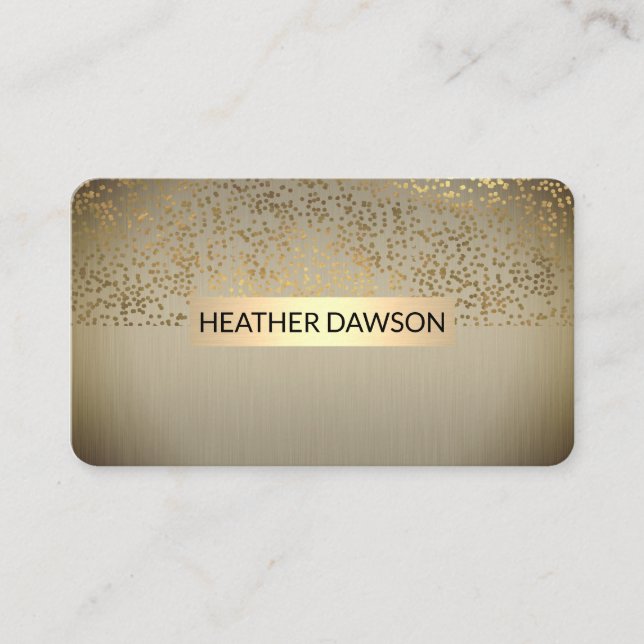 Gold Lux Business Card (Front)