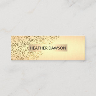 Gold Lux Mini Business Card