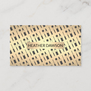 Gold Lux / Speckled (make up) Business Card