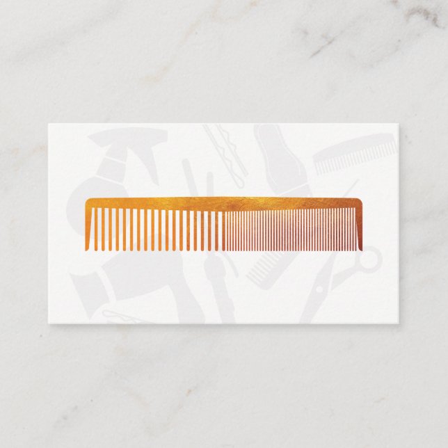 Gold Luxe Comb Hair Stylist Appointment (Front)