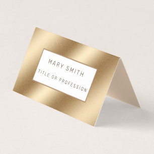 Gold Luxury Business Card