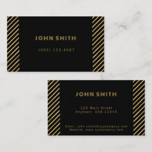 Gold Luxury Business Solutions Card