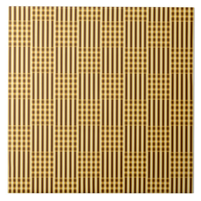 Gold Luxury Elegant Abstract Tile (Front)