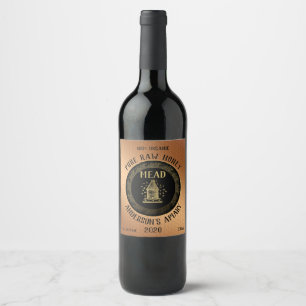 Gold luxury Mead bee hive honeycomb honey wine Label