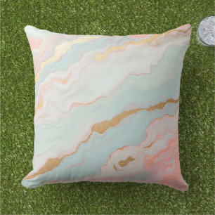 Gold Luxury Popular Blush Pink Mint Collection Cushion
