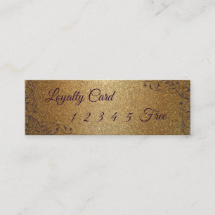 Gold Makeup Artist Loyalty Elegant