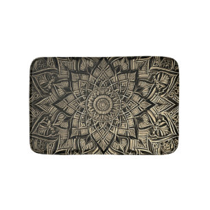 Gold Mandala Bath Mat