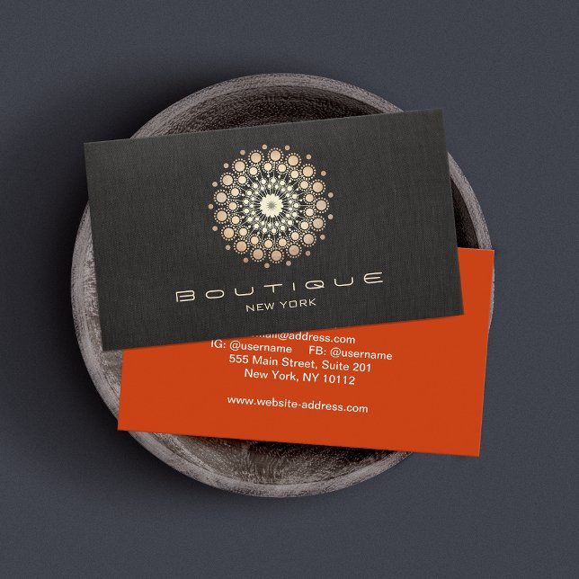  Gold Mandala Business Card (Creator Uploaded)