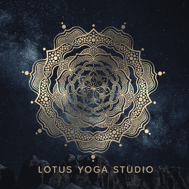  Gold Mandala Classy Luxury Chic Reiki Yoga Studio (Creator Uploaded)