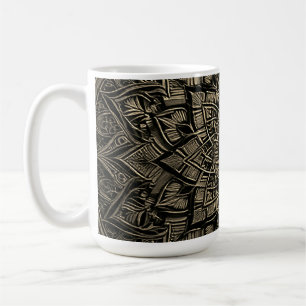 Gold Mandala Coffee Mug