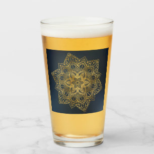 Gold Mandala Glass