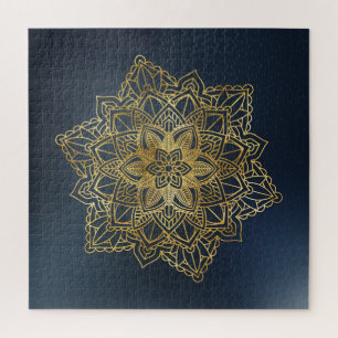 Gold Mandala Jigsaw Puzzle