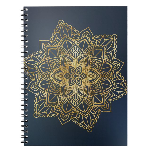 Gold Mandala Notebook (Front)