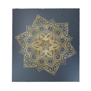 Gold Mandala Notepad