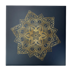 Gold Mandala Tile
