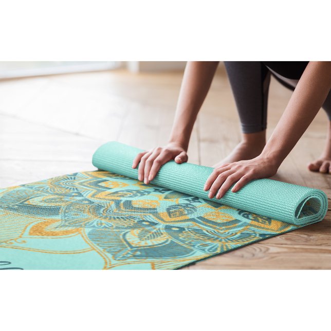 Gold Mandala Yoga Mat (Gold Mandala Yoga Mat)