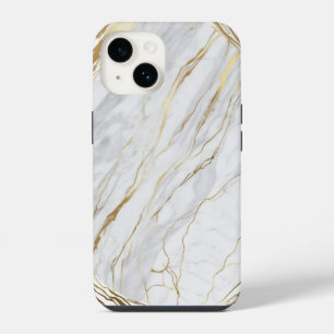 gold marble iPhone 14 case