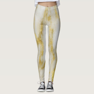 Gold marble Leggings