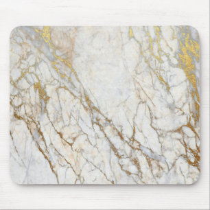 Gold Marble Mouse Pad